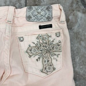 GIRLS MISS ME SKINNY BUBBLEGUM CROSS SIZE 12